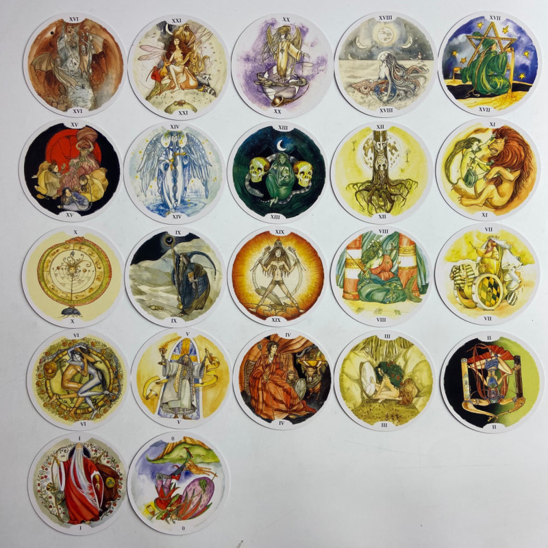 Карти Таро Circle of Life Tarot Коло життя кругла колода англійською
