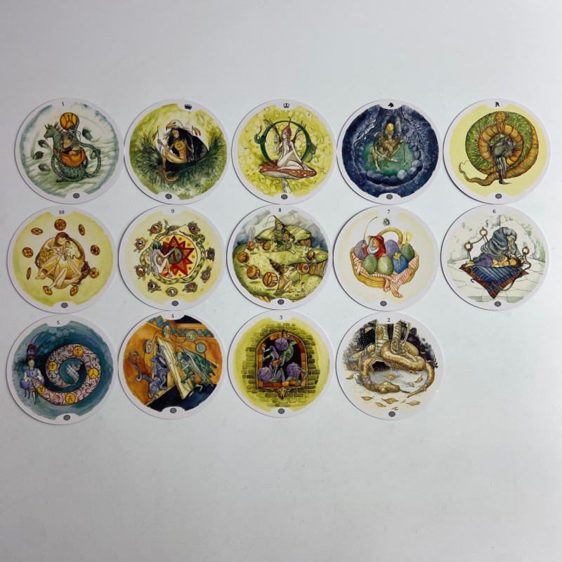 Карти Таро Circle of Life Tarot Коло життя кругла колода англійською