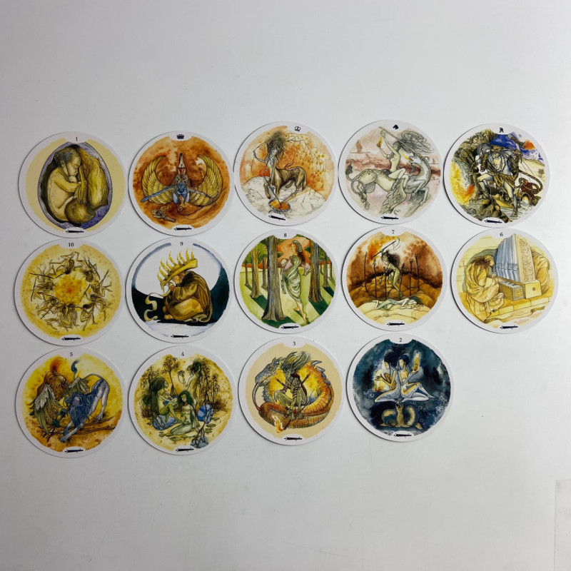 Карти Таро Circle of Life Tarot Коло життя кругла колода англійською
