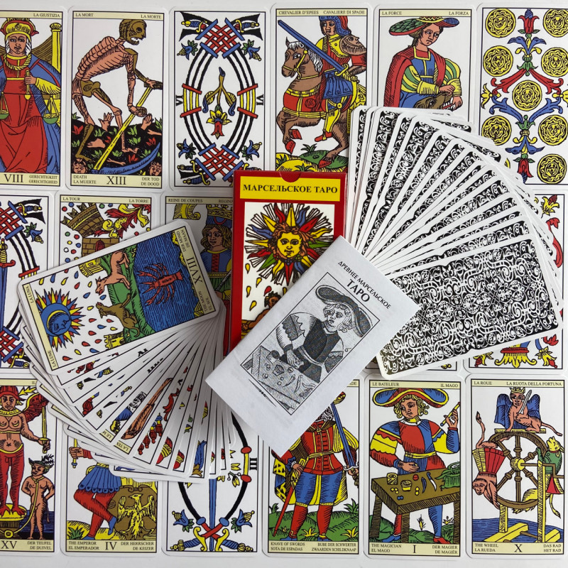 Карты Таро Марсельское Tarot de Marseille — классическая колода для гадания и саморефлексии