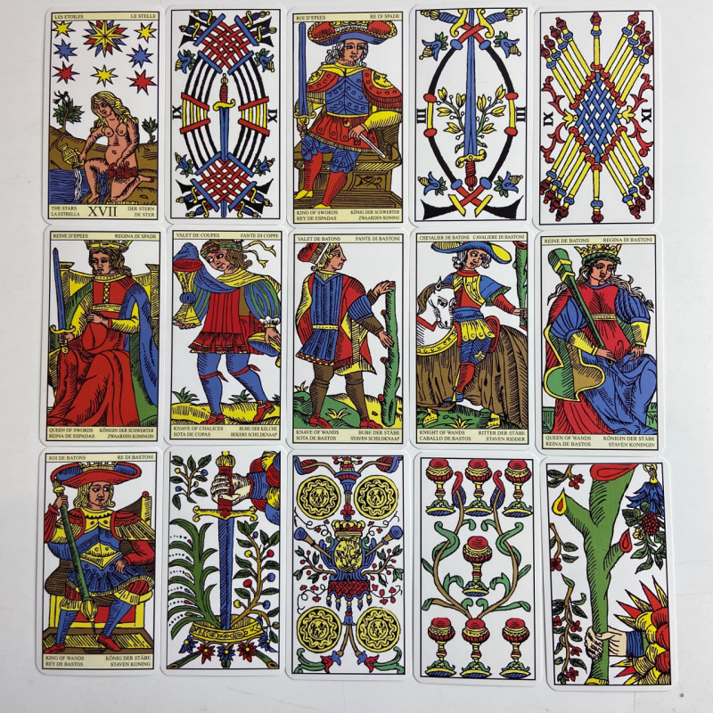 Карты Таро Марсельское Tarot de Marseille — классическая колода для гадания и саморефлексии