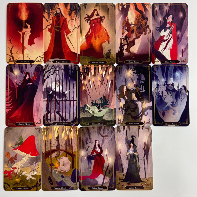 Таро Dark Wood Tarot «Тёмный лес», украинская версия, стиль RWS