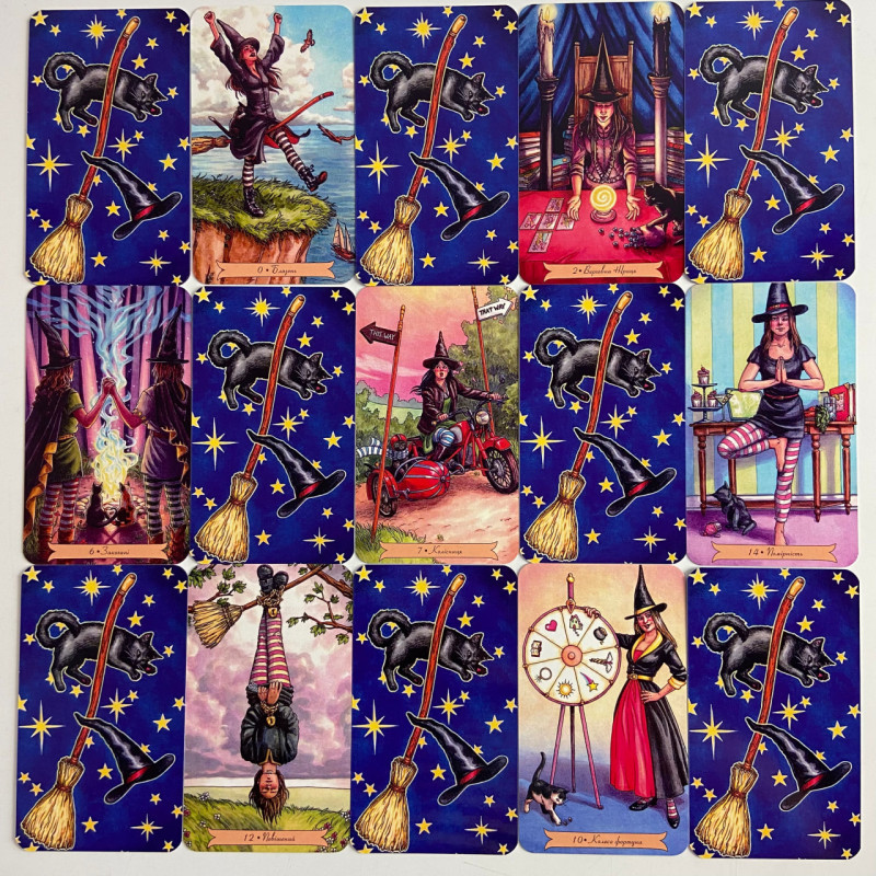 Карти Таро Everyday Witch Tarot Повсякденне Таро Відьом українською версією
