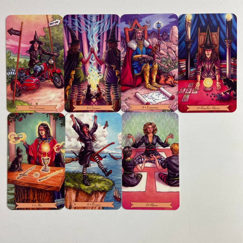 Карти Таро Everyday Witch Tarot Повсякденне Таро Відьом українською версією