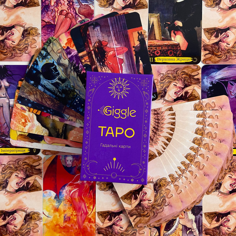 Карти Таро Манара Erotic Tarot of Manara українською версія еротична колода
