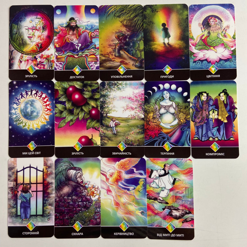 Карты Таро Ошо Дзен Osho Zen Tarot украинская версия колода для медитации