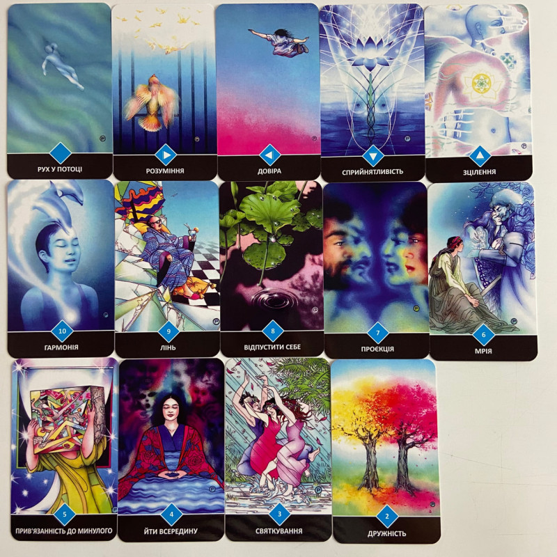 Карты Таро Ошо Дзен Osho Zen Tarot украинская версия колода для медитации