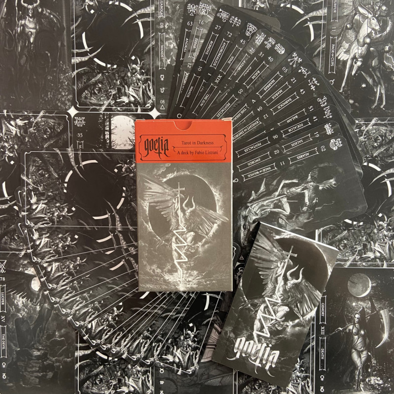 Карты Таро Goetia Tarot in Darkness Тёмное Таро Гоетия Фабио Листрани