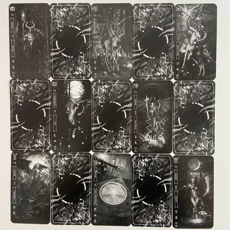 Карты Таро Goetia Tarot in Darkness Тёмное Таро Гоетия Фабио Листрани