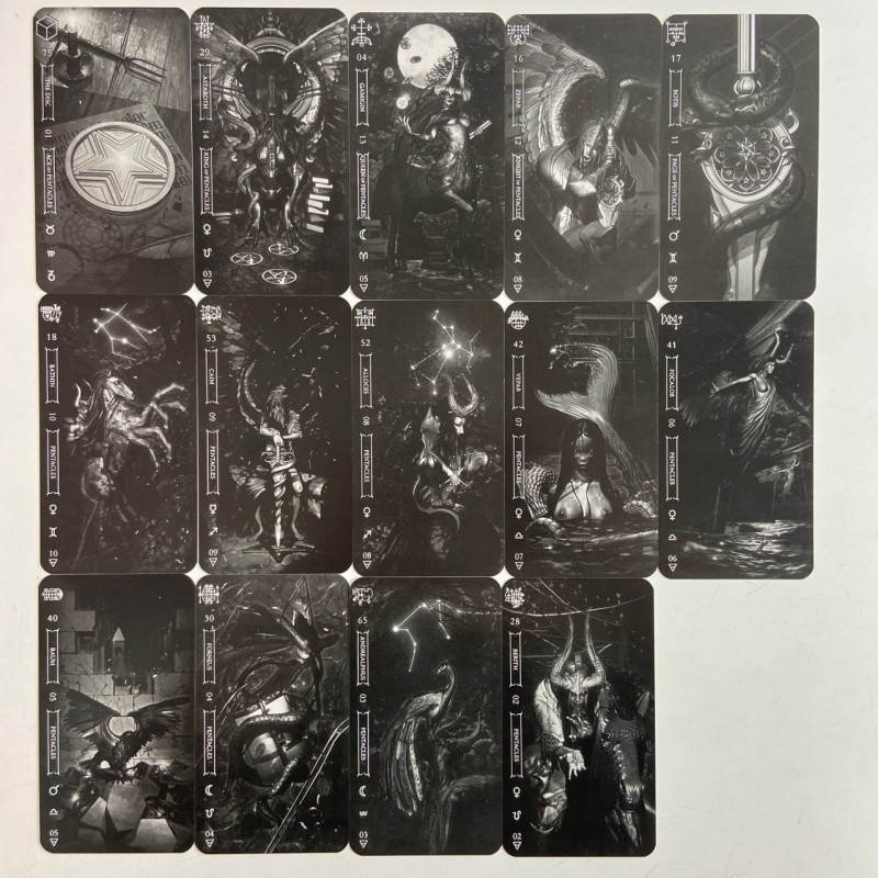 Карты Таро Goetia Tarot in Darkness Тёмное Таро Гоетия Фабио Листрани