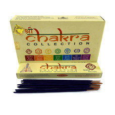 Пахощі масала Chakra Collection Mother Nature Products для 7 чакр набір ароматичних паличок