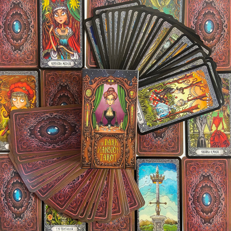 Карти Таро Темний Особняк Tarot Dark Mansion готична колода Райдера-Вейта російською
