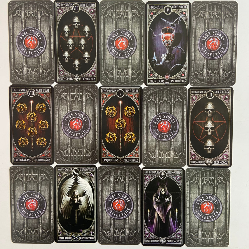 Карти Таро Gothic Tarot Анни Стокс готична фентезі колода