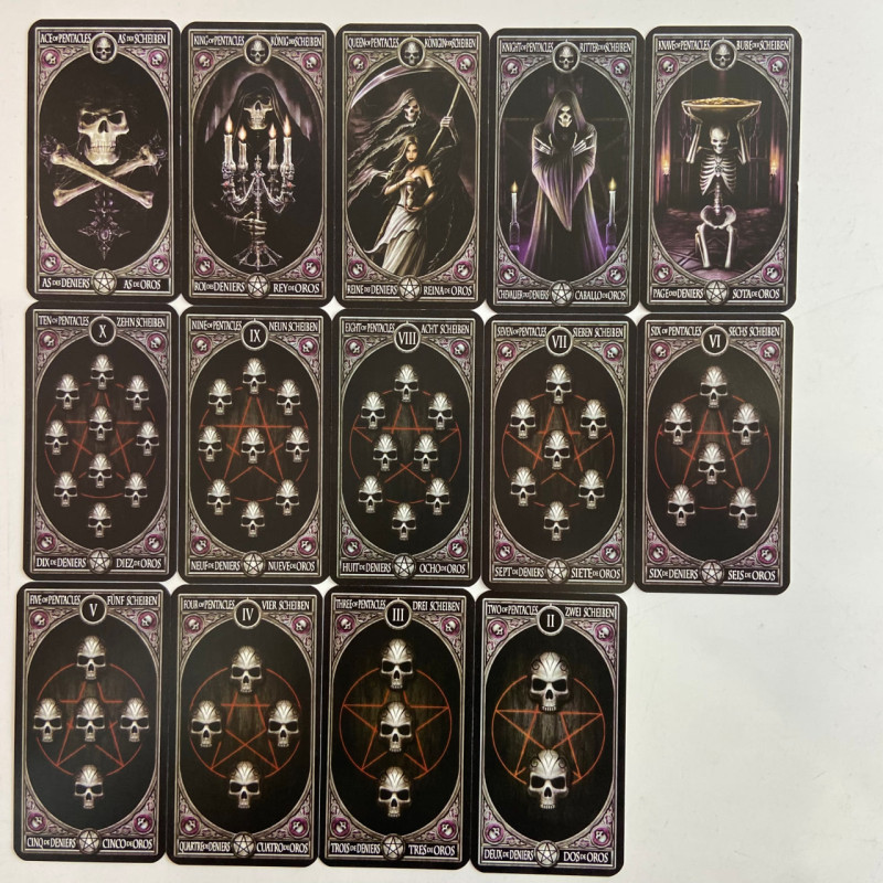 Карти Таро Gothic Tarot Анни Стокс готична фентезі колода