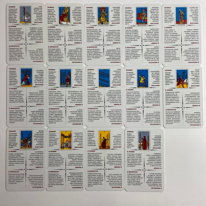 Карти Таро Навчальне Таро Уейта Learn Tarot російською мовою