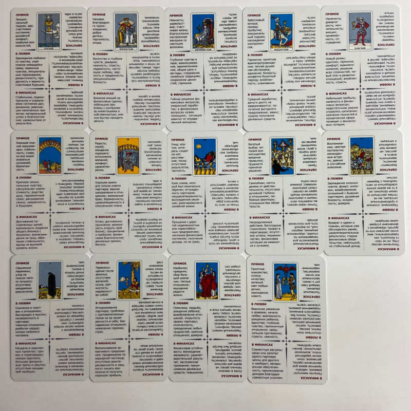 Карти Таро Навчальне Таро Уейта Learn Tarot російською мовою