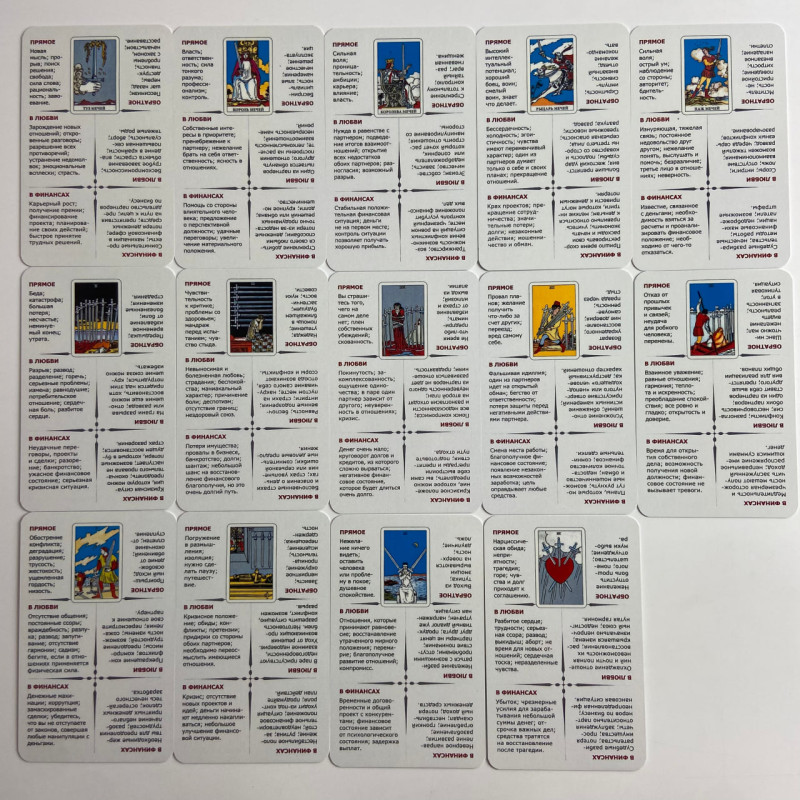 Карти Таро Навчальне Таро Уейта Learn Tarot російською мовою