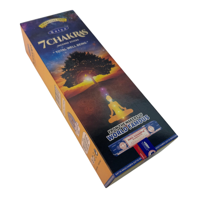 Пахощі ароматичні Satya Масала 7 Chakras (7 Чакр) пилкові палички