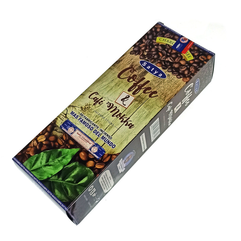 Пилкові пахощі Satya Coffee & Cafe Mocca масала ароматичні палички Кава та Мокко