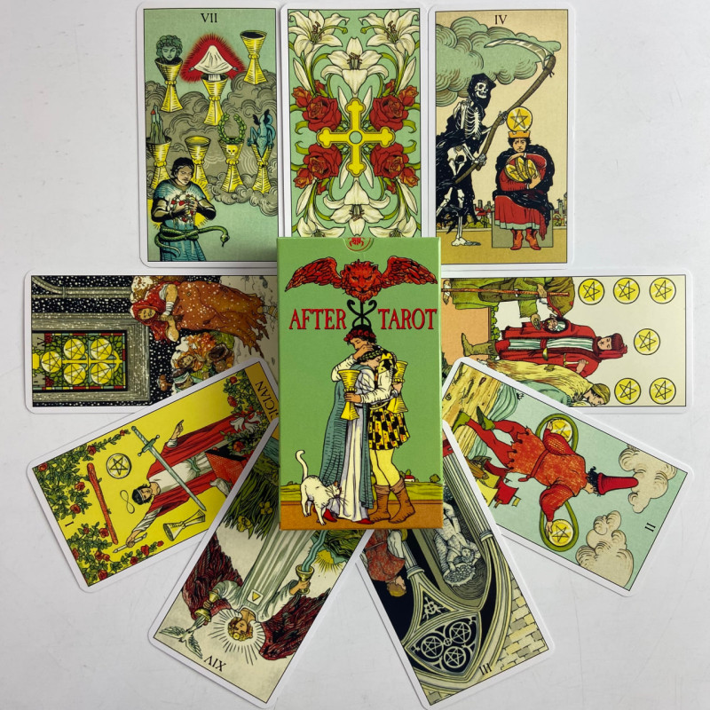 Карти Таро After Tarot Наслідків колода в стилі Райдера-Вейта