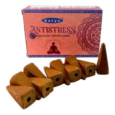 Арома-конуси зворотного потоку Satya Antistress Backflow Dhoop Cones проти стресу