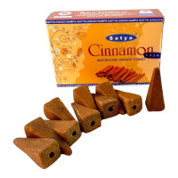 Арома-конусы обратного потока Satya Cinnamon Backflow Dhoop Cones (корица)