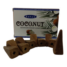 Арома-конуси backflow Satya Coconut Backflow Dhoop Cones (кокос)
