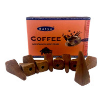 Арома-конусы обратного потока Satya Coffee Backflow Dhoop Cones благовония Кофе