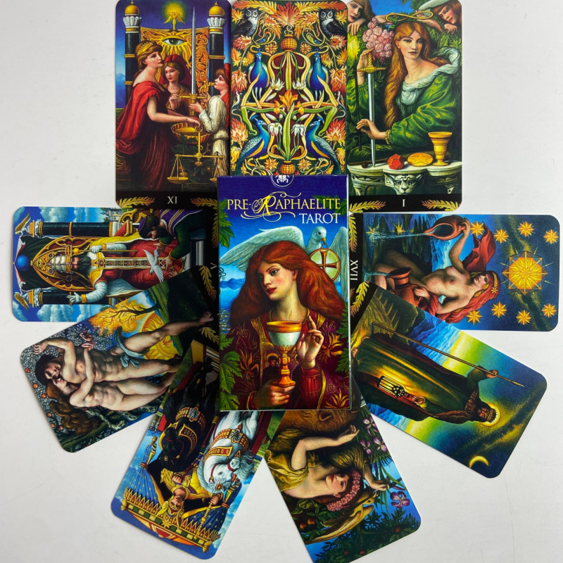Карти Таро Прерафаелітів Preraphaelite Tarot у системі Уейта без підписів