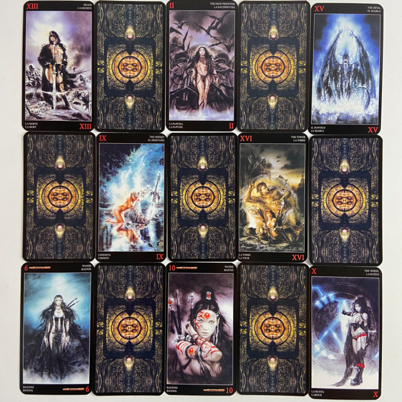Карты Таро Royo Dark Tarot Тёмное Таро Ройо колода Луиса Ройо