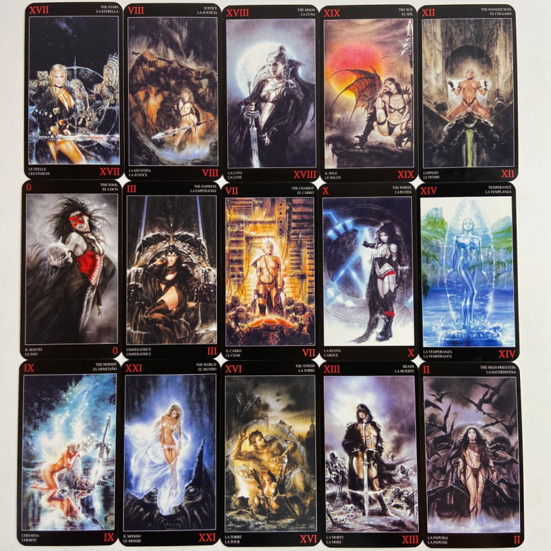 Карты Таро Royo Dark Tarot Тёмное Таро Ройо колода Луиса Ройо