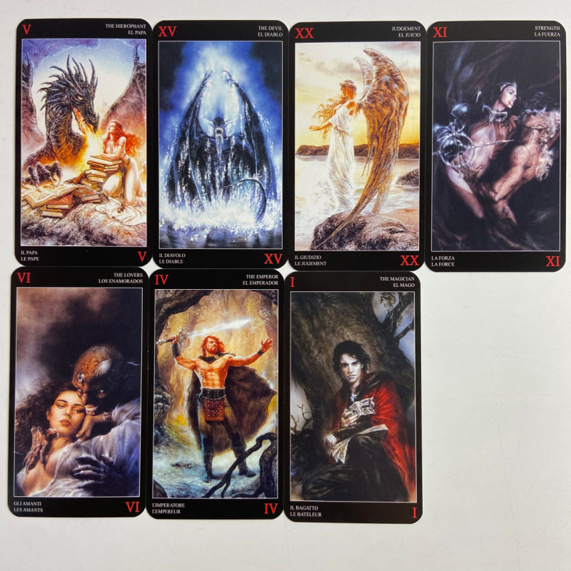 Карты Таро Royo Dark Tarot Тёмное Таро Ройо колода Луиса Ройо