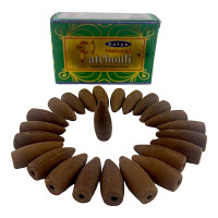 Арома-конусы обратного потока Satya Natural Patchouli Backflow Dhoop Cones благовония