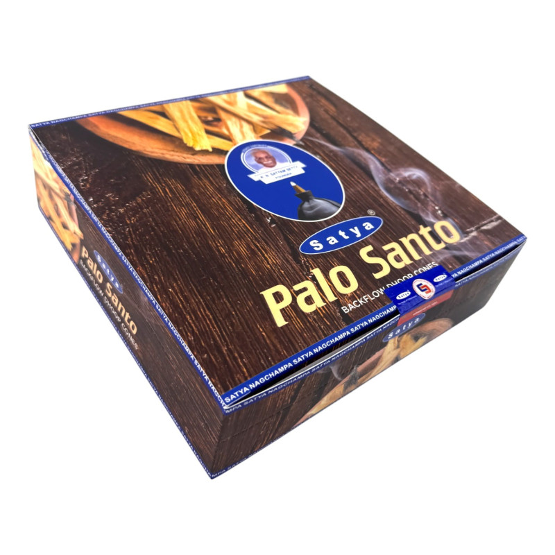 Арома-конуси зворотного потоку Palo Santo Satya Backflow Dhoop Cones Священне Дерево