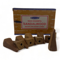 Арома-конуси Satya Nag Champa Sandalwood backflow пахощі зворотного потоку