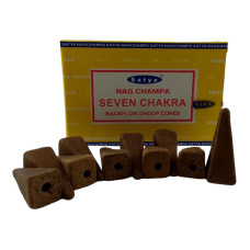Арома-конуси backflow Satya Seven Chakra Nag Champa (Сьома Чакра)