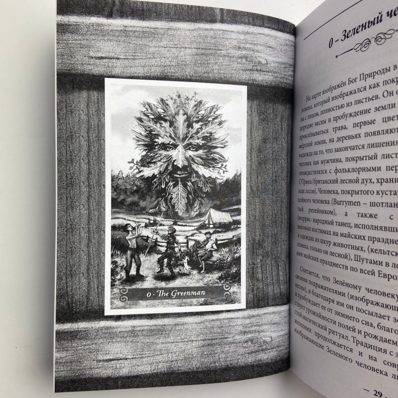 Подарунковий набір Таро The Green Witch Tarot Зеленої відьми книга і карти