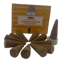 Ароматические конусы Satya Masala Sandalwood Nag Champa dhoop cones