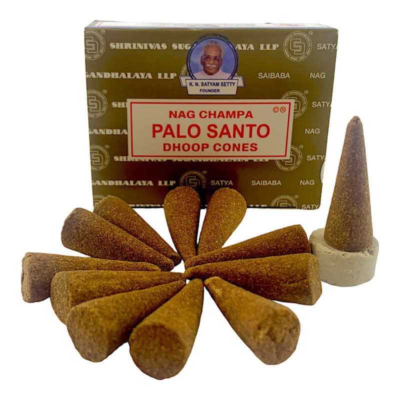 Арома-конуси пахощі Satya Masala Palo Santo Nag Champa Dhoop Cones