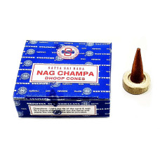 Пахощі арома-конуси Satya Nag Champa Dhoop Cones масала Наг Чампа
