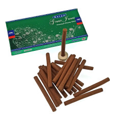 Безосновні пахощі Satya Premium Dhoop Sticks Green Jewel Зелений Дорогоцінний Камінь