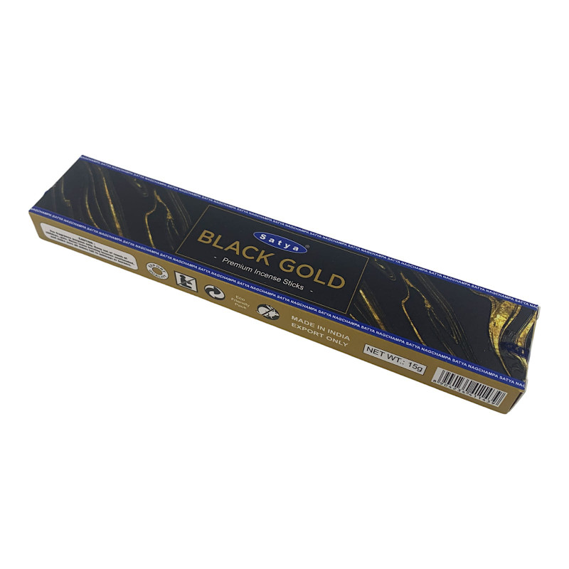 Пахощі пилкові Satya Black Gold Premium масала ароматичні палички Чорне Золото