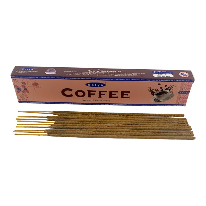 Пахощі пилкові Satya Premium Масала Coffee (Кава) ароматичні палички