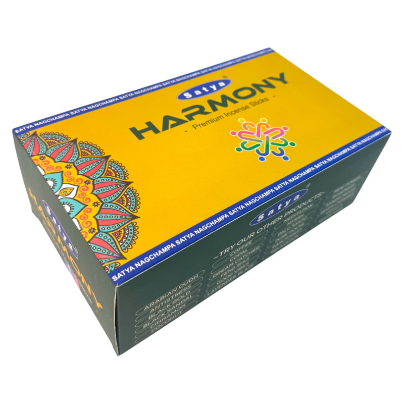 Пахощі ароматичні палички Satya Premium Masala Harmony Гармонія пилкові квіткові