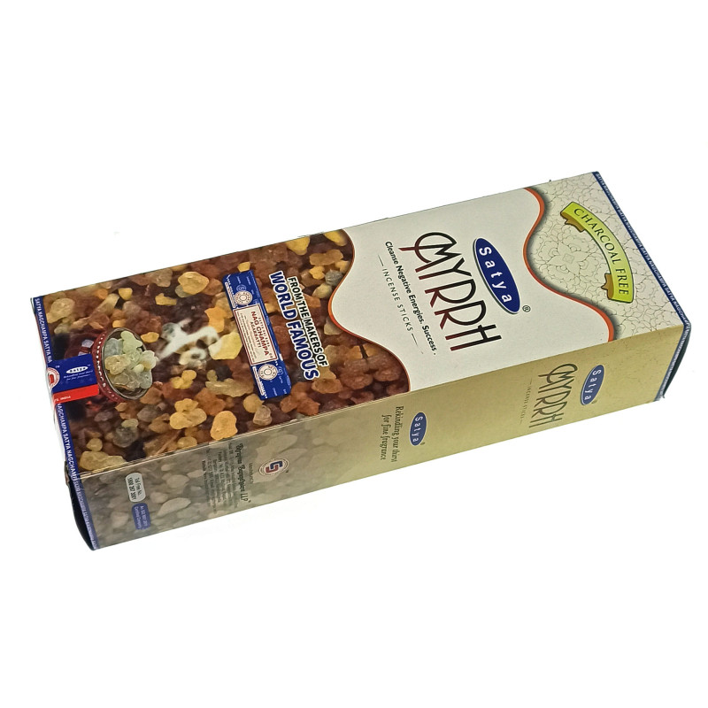 Пахощі масала Satya Myrrh (Мірра) ароматичні палички пилкові