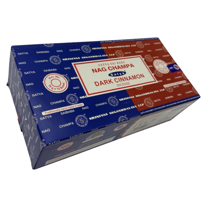Пахощі масала Satya Nag Champa Dark Cinnamon ароматичні палички