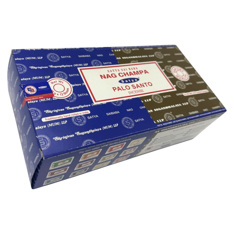 Пахощі масала Satya Nag Champa & Palo Santo ароматичні палички