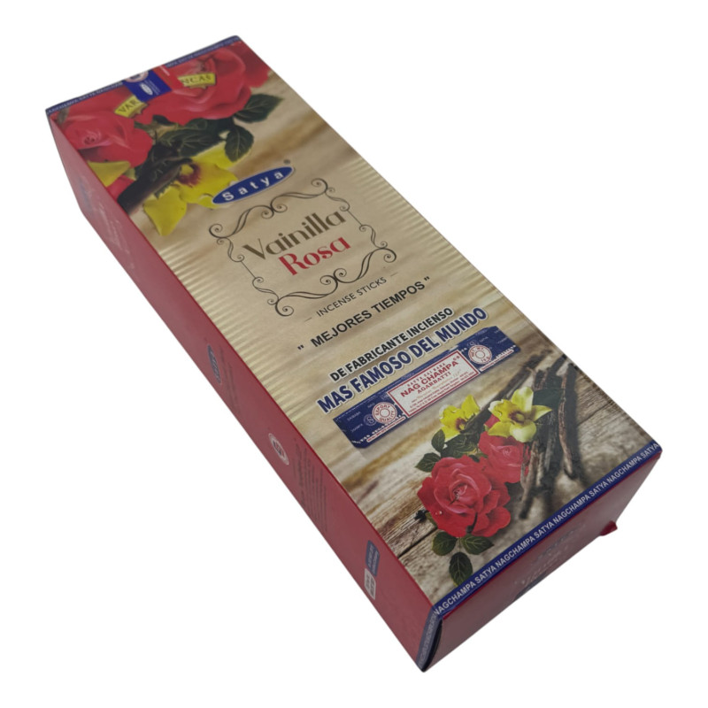 Пахощі ароматичні палички Satya Masala Vanilla Rosa Ванільна Троянда