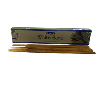 Ароматические палочки масала Satya White Sage Premium (Белый шалфей)