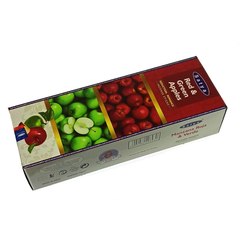 Пыльцовые благовония Satya Масала Red &amp; Green Apples Красное и зелёное яблоко